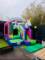Springkussen te huur - huren Aapje-Unicorn-clown-Boerderij, Ophalen, Zo goed als nieuw, Overige