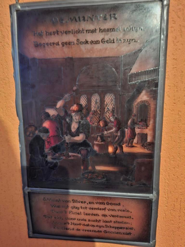 Glas en lood kunst antiek, Ophalen of Verzenden, Zo goed als nieuw
