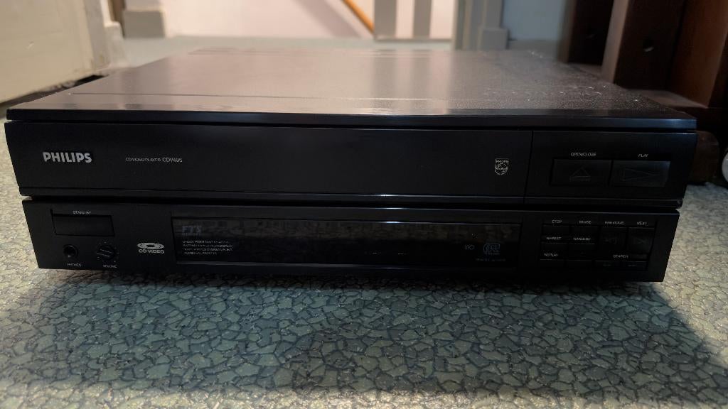 Philips Laserdisc/CD Video Speler CDV495 *DEFECT*, Ophalen of Verzenden, Niet werkend, Philips