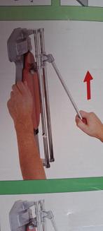 Tegelsnijder max 400 mm 3-15 mm dik, Ophalen of Verzenden, Gebruikt, Toilet