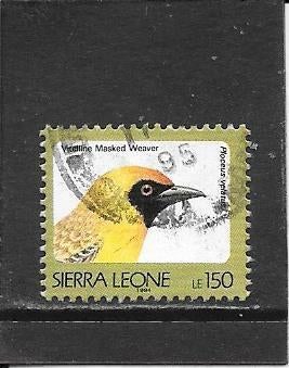 Sierra Leone vogels, Ophalen of Verzenden, Overige landen, Gestempeld