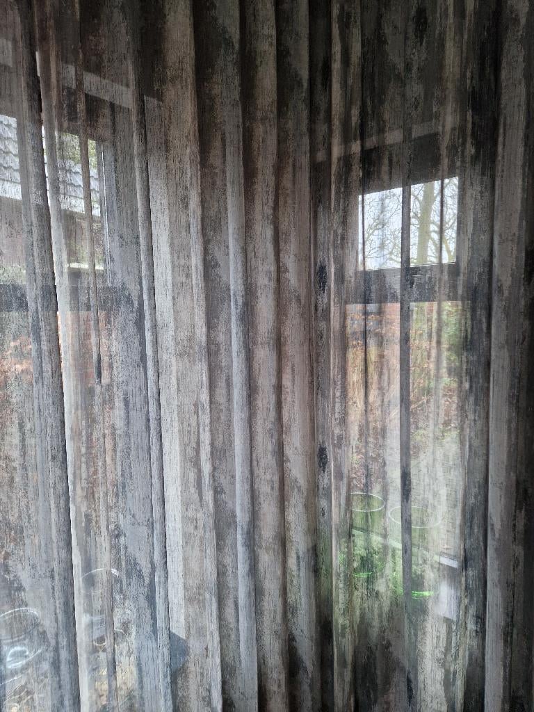 5 sets Kamerhoge in between gordijnen, Huis en Inrichting, Stoffering | Gordijnen en Lamellen, Zo goed als nieuw, 200 cm of meer