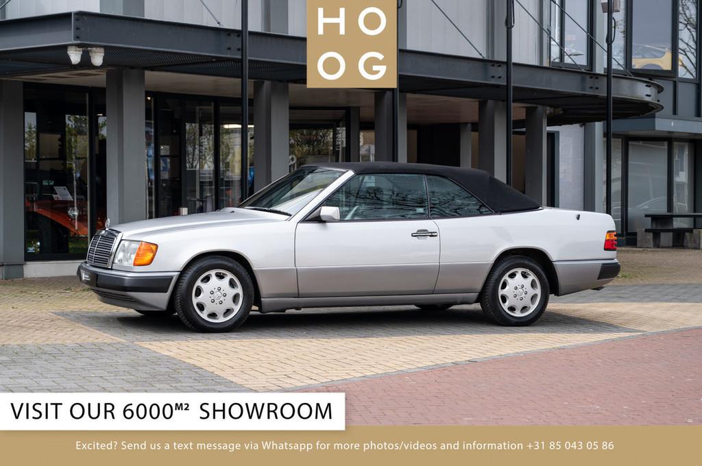 Mercedes-Benz E-Klasse 300 CE-24 Cabriolet (bj 1994), Auto's, Zwart, Cabriolet, 4 stoelen, Bedrijf