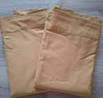 Lakens goud/bruin, nieuw., Ophalen, Bruin, Dekbedovertrek, Nieuw