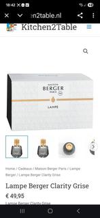 Maison Berger Lampe Clarity Grise, Ophalen, Zo goed als nieuw