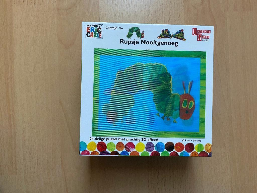 Rupsje Nooitgenoeg 3D puzzel, Kinderen en Baby's, Ophalen of Verzenden, Meer dan 50 stukjes, Gebruikt, 6 jaar of ouder
