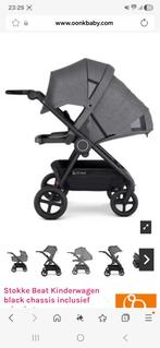 Stokke Beat Kinderwagen met zwart onderstel, Kinderen en Baby's, Kinderwagens en Combinaties, Ophalen of Verzenden, Overige merken