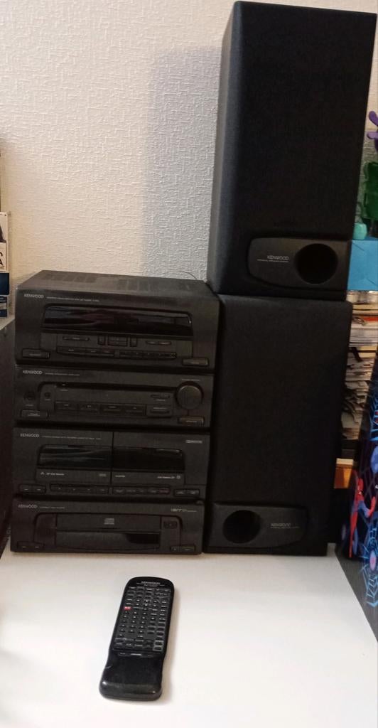 Kenwood HiFi stereo systeem Cd Cassette speler, Ophalen of Verzenden, Zo goed als nieuw, Speakers, Overige merken