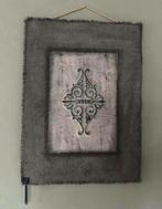 Landelijk kalkdoek met ornament in mooie sobere (grijs)tint., Ophalen, Nieuw