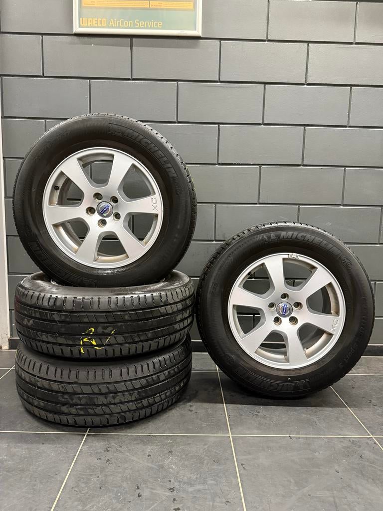 Volvo XC60 velgen met Michelin zomerbanden 5x108, Auto-onderdelen, Banden en Velgen, Ophalen, Gebruikt, Banden en Velgen, 17 inch