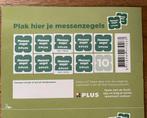 Plus spaaractie Zwilling messen zegels 9 stuks., Verzamelen, Plus, Ophalen of Verzenden