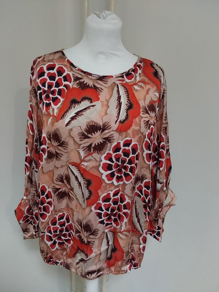 Prachtige top van Summum Woman maat 42, okselm 60cm, 100% vi, Summum Woman, Ophalen of Verzenden, Zo goed als nieuw, Lange mouw