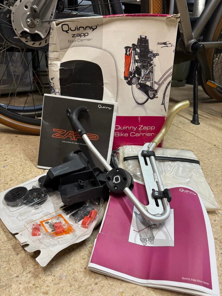 Quinny Zapp Bike Carrier - Fietsdrager voor kinderwagen, Ophalen of Verzenden, Gebruikt