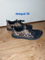 Zwart bruine desiqual schoenen gympen maat 36 meisje, Desigual, Meisje, Schoenen, Ophalen of Verzenden