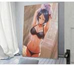 Animatie Anime hentai canvas poster XL 90x60 cm muur deco, Nieuw, Ophalen of Verzenden, H, H