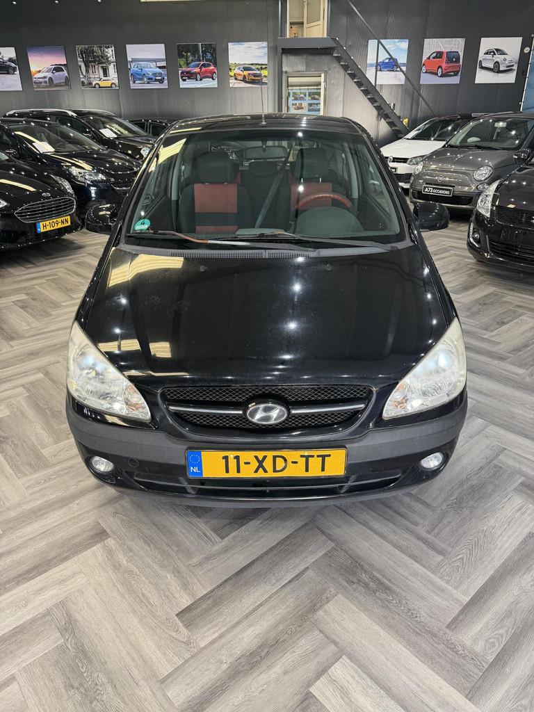 Hyundai Getz 1.4i Active Joy, 4 cilinders, Zwart, Origineel Nederlands, Handgeschakeld