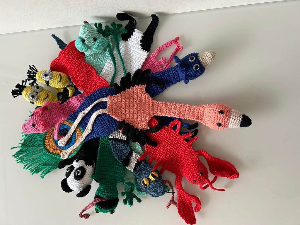 Katoen gehaakte boekenleggers., Ophalen of Verzenden, Nieuw, Haken