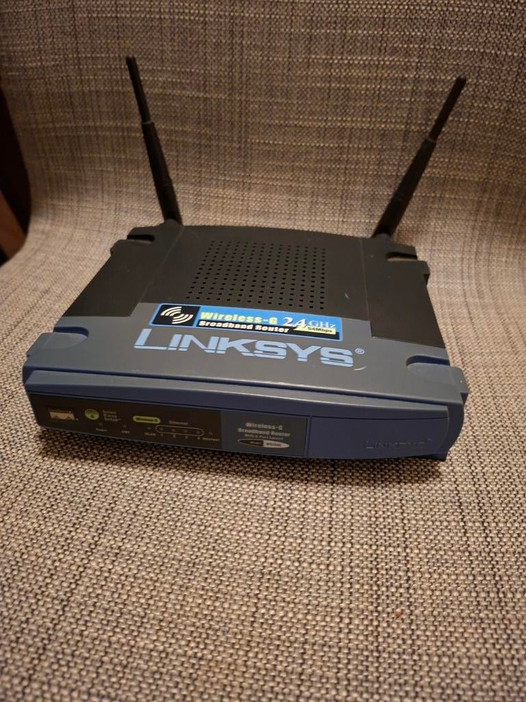 Linksys WRT54G Wireless-G Breedband Router, Computers en Software, Ophalen of Verzenden, Gebruikt, Router, Linksys