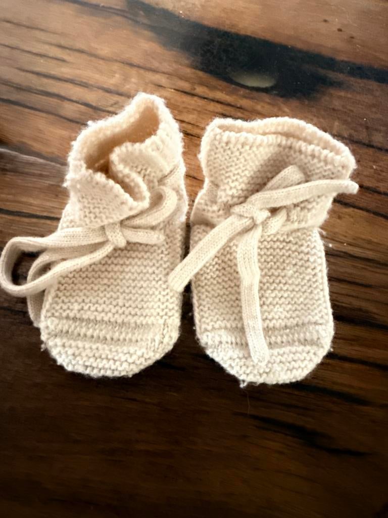 HVID slofjes crème, Ophalen of Verzenden, Gebruikt, Jongetje of Meisje, Overige typen