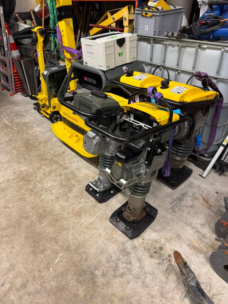 Wacker stamper elektrische en trilplaten en hakhamer, Ophalen of Verzenden, Zo goed als nieuw