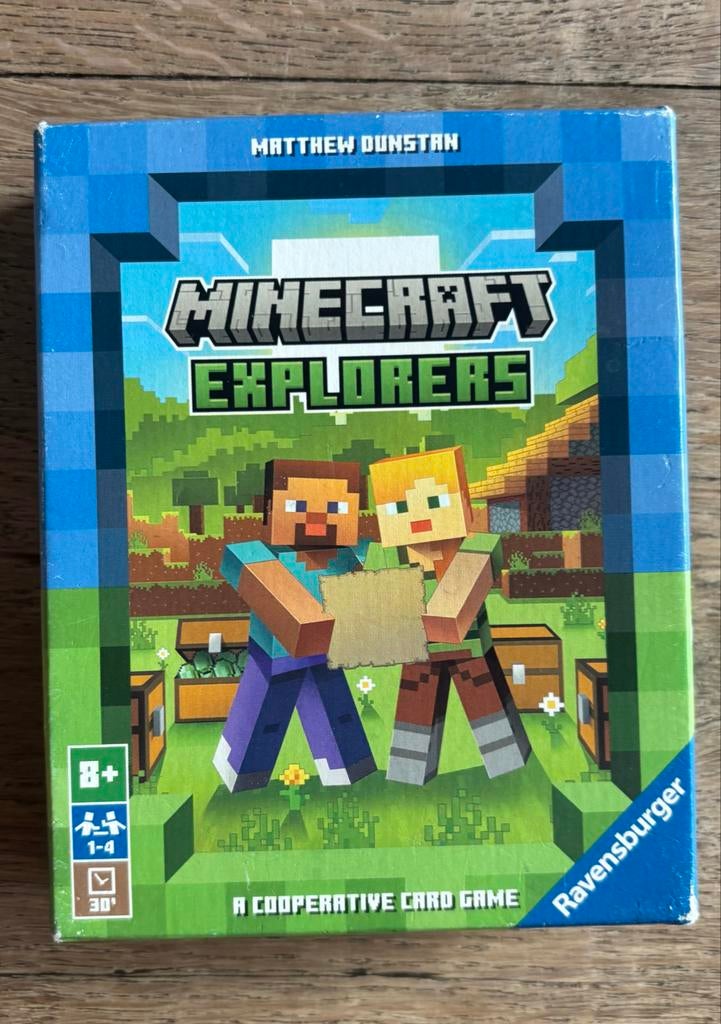 Minecraft Explorers - Coöperatief Kaartspel Ravensburger, Een of twee spelers, Ophalen of Verzenden, Zo goed als nieuw