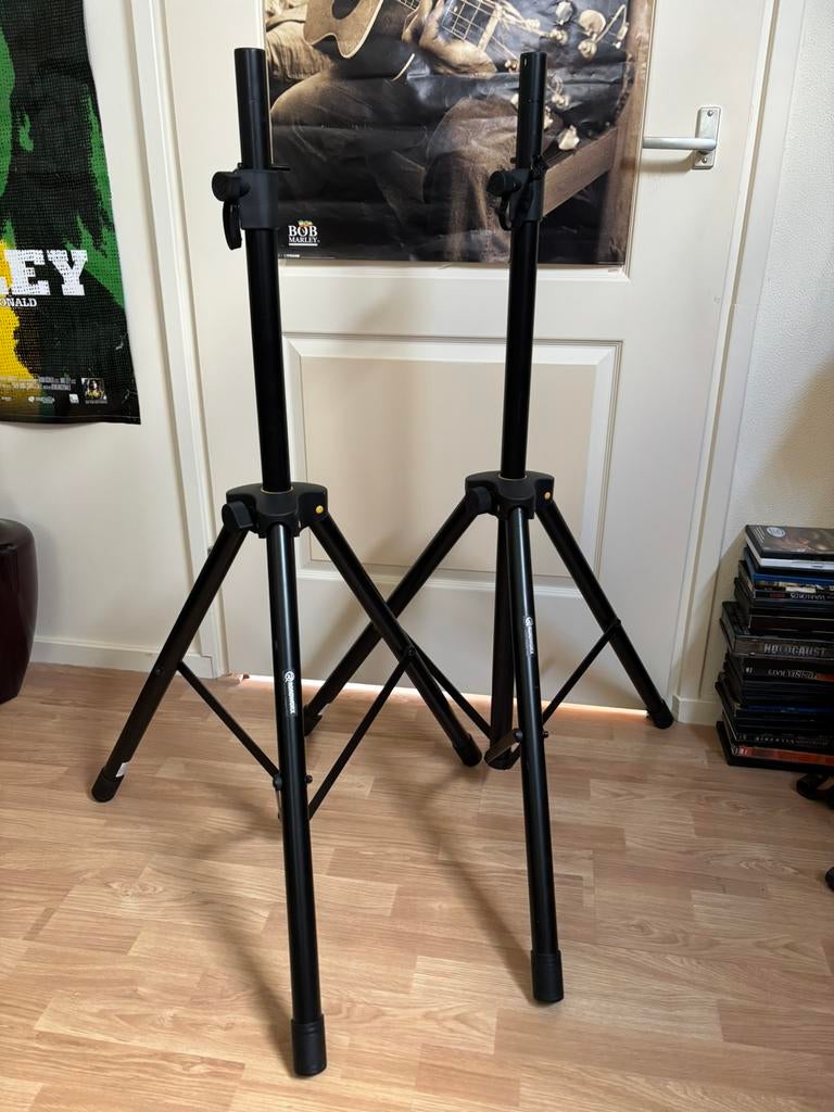 2 x PA speaker statieven, Muziek en Instrumenten, Standaards, Ophalen, Zo goed als nieuw, Speaker