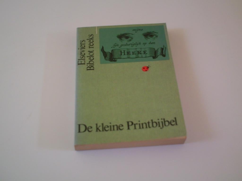 De kleine printbijbel., Ophalen of Verzenden, Gelezen