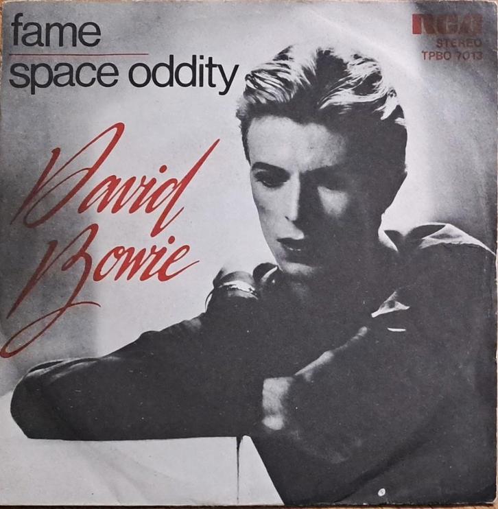 DAVID BOWIE – Fame / Space Oddity ( 1975 Pop/Rock 45T RARE ), Cd's en Dvd's, Vinyl | Pop, Gebruikt, Overige formaten, Ophalen of Verzenden