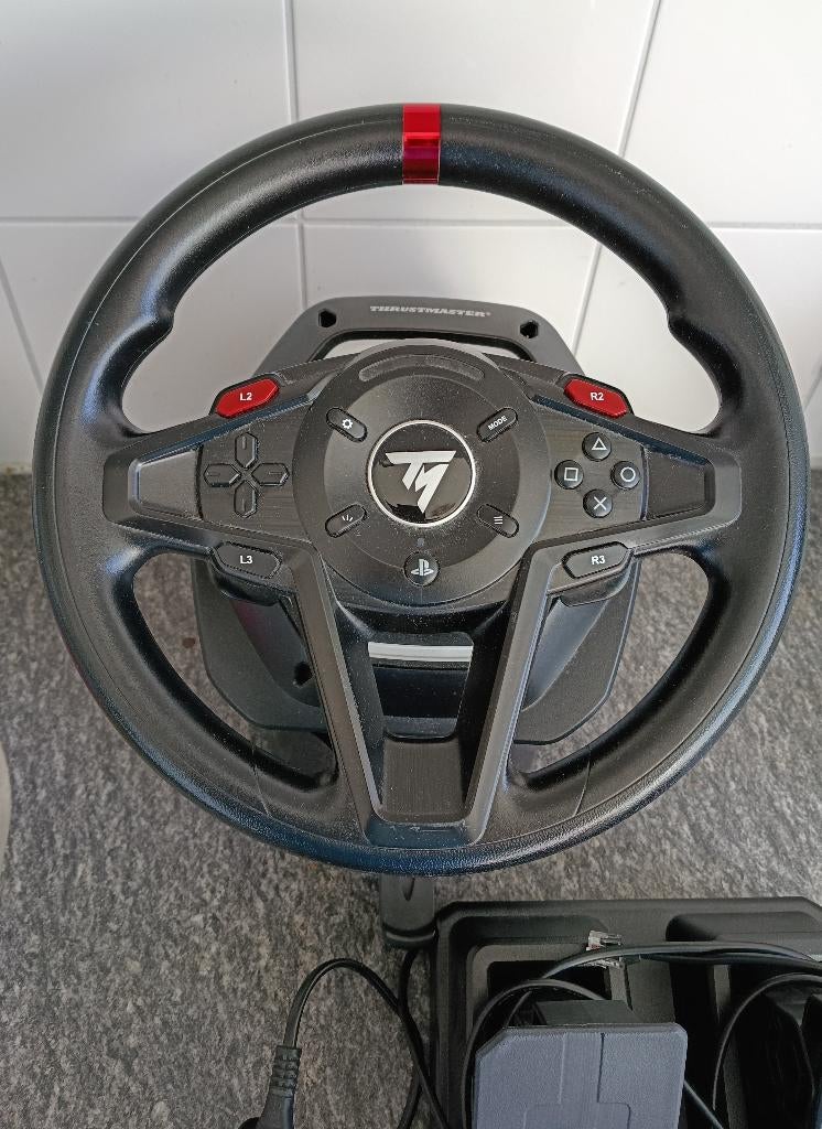 Thrustmaster T128 racestuur voor PS5, PS4 en pc, Spelcomputers en Games, Spelcomputers | Sony PlayStation Consoles | Accessoires