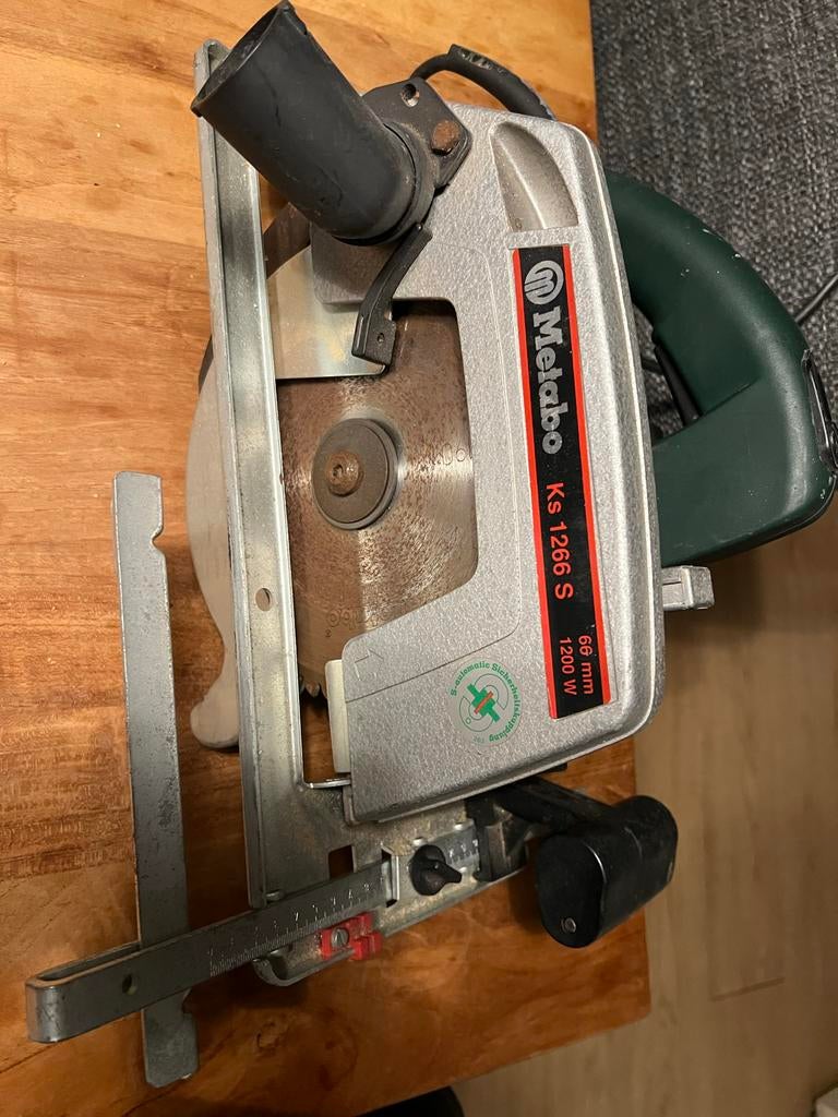 Metabo KS 1266 S Cirkelzaag, Doe-het-zelf en Verbouw, Gereedschap | Zaagmachines, Ophalen, Gebruikt, Cirkelzaag, 30 tot 70 mm