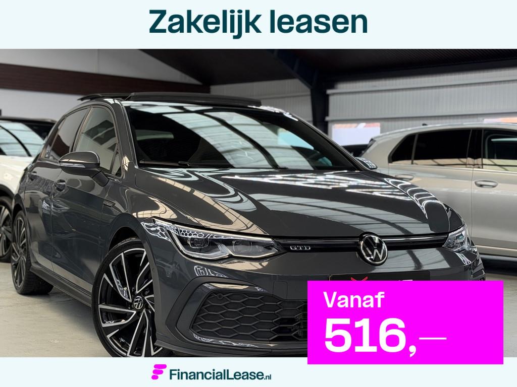 Volkswagen Golf 2.0 TDI GTD Panorama IQ CarPlay HuD, Gebruikt, Zwart, 4 cilinders, Met garantie (alle)