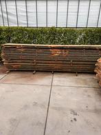 10 grote eiken boomstambladen 480x85x7cm voor 2750 euro, Ophalen, Zo goed als nieuw, Hardhout, 250 cm of meer