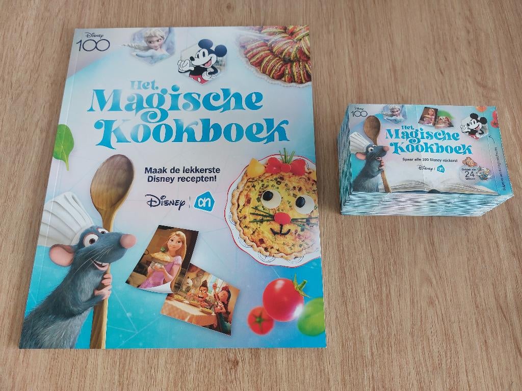 100 jaar disney het magische kookboek stickerboek ah, Verzamelen, Albert Heijn, Ophalen of Verzenden