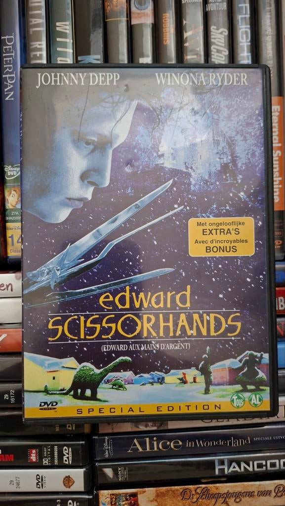 Edward scissorhands dvd, Alle leeftijden, Ophalen of Verzenden, Zo goed als nieuw