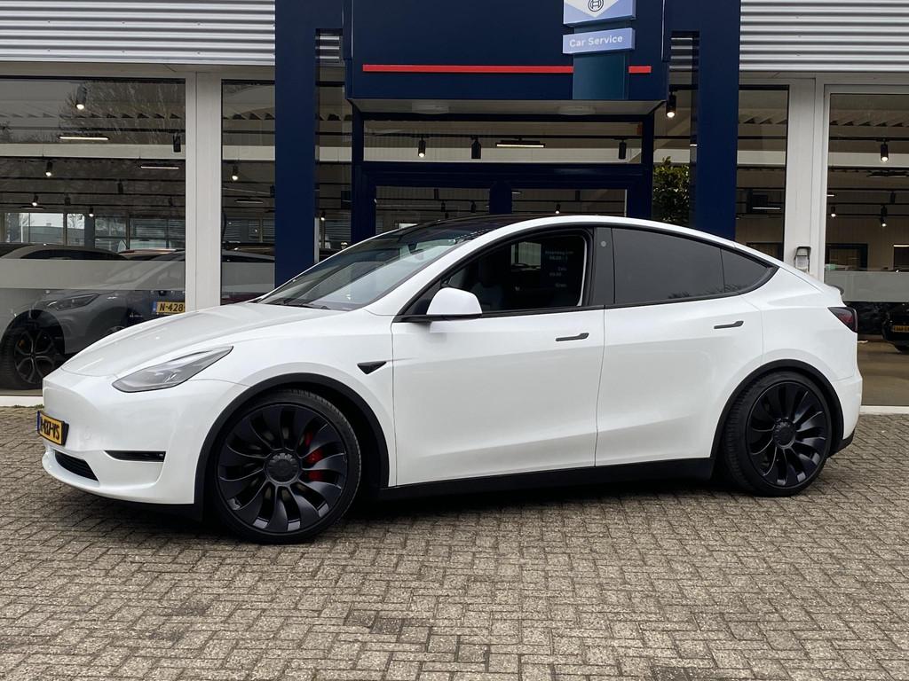 Tesla Model Y Performance AWD 75 kWh / Panodak / Stuurverwar, Auto's, Tesla, Gebruikt, 495 min, 462 pk, 1972 kg