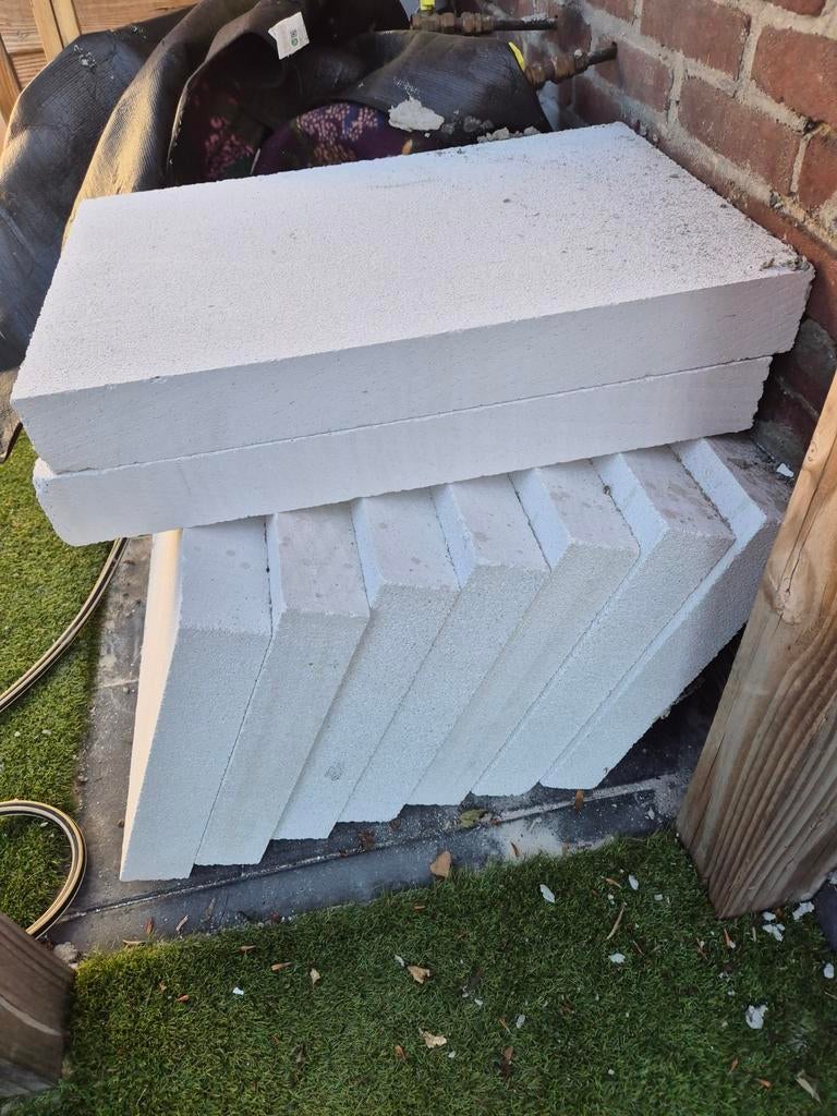 Cellenbetonblokken 600x400x70mm - 9 stuks, Doe-het-zelf en Verbouw, Metselstenen, Ophalen, Nieuw