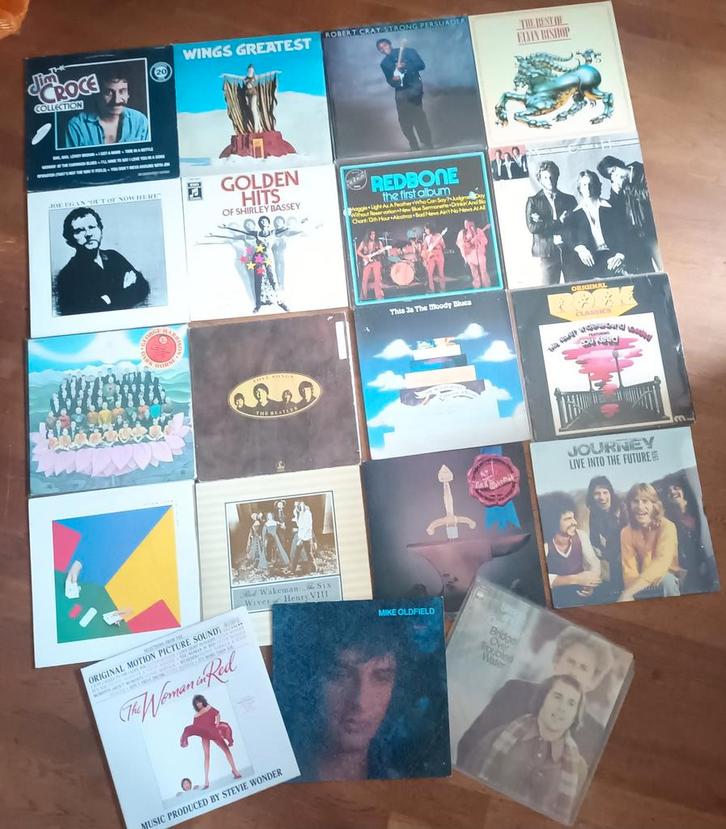 485 ROCK/POP/SOUL/JAZZ/70'S/NEW WAVE LP'S €5 PER STUK, Cd's en Dvd's, Vinyl | Rock, Gebruikt, Poprock, 12 inch, Ophalen of Verzenden