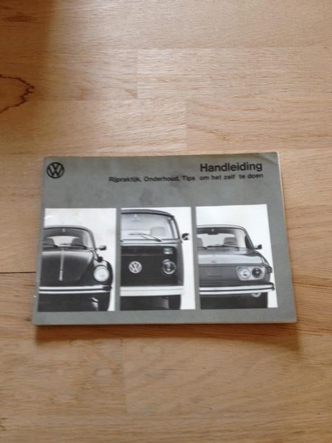 Volkswagen   Handleiding   Type 1,2,3, en 4     1973    NL, Ophalen of Verzenden