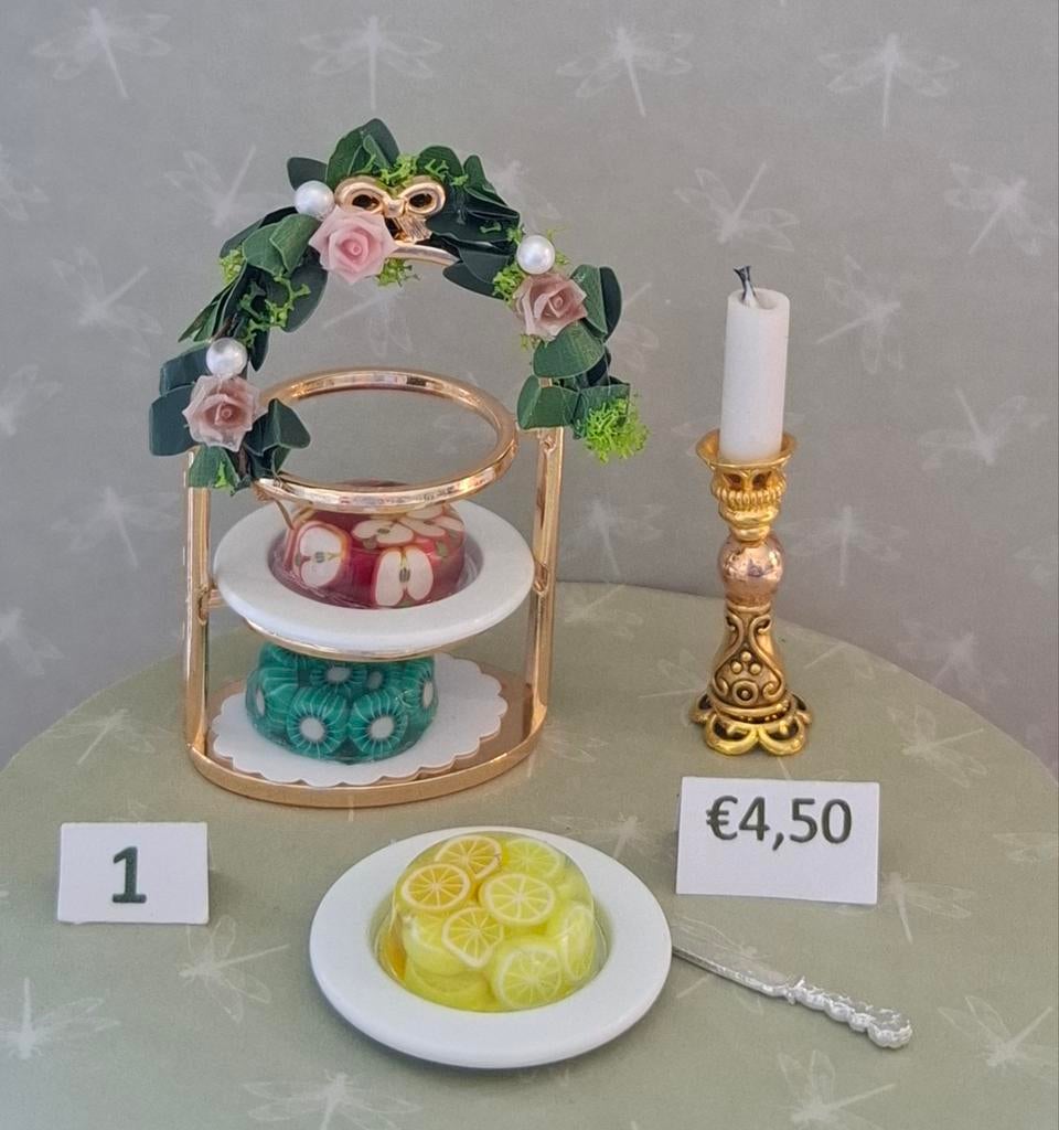 Alles voor de gedekte tafel 1:12, Ophalen of Verzenden, Poppenhuis