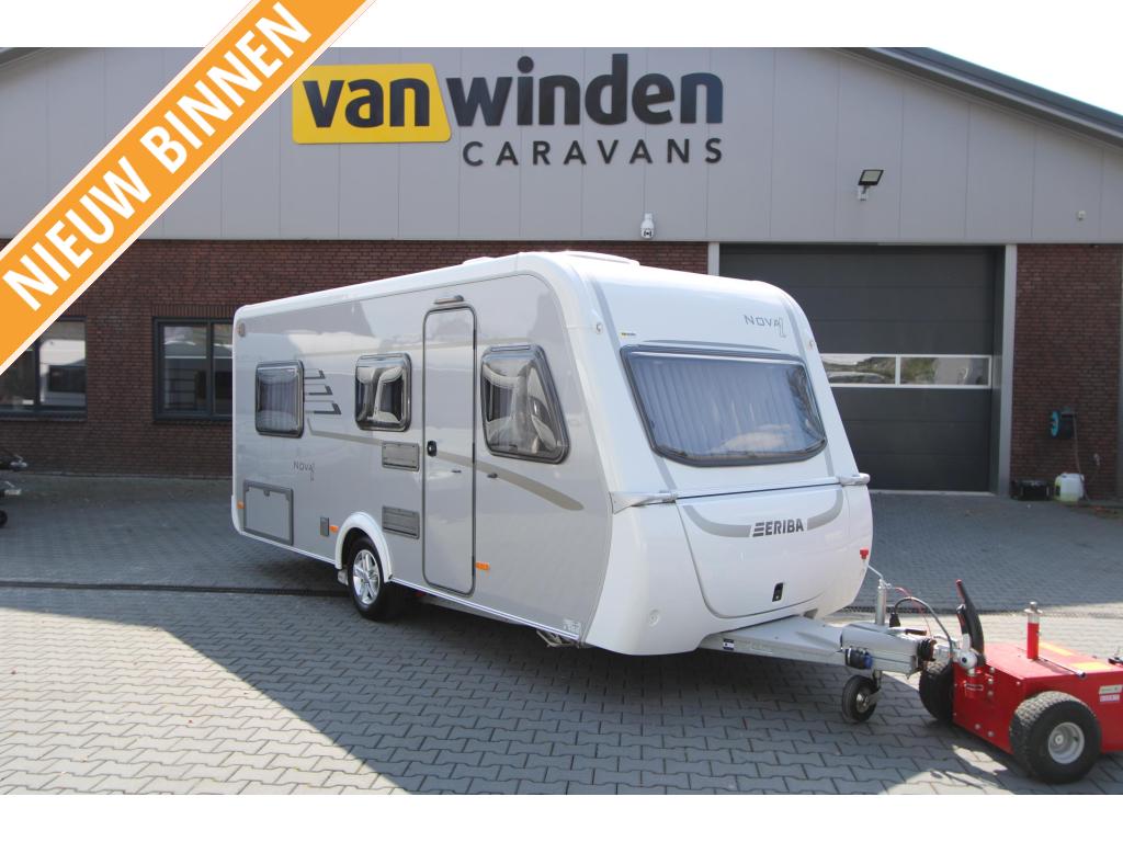Eriba Nova Light 442 Mover-Luifel-EnkeleBedden, Caravans en Kamperen, Standaardzit, Bedrijf, Tot en met 3, Overige typen