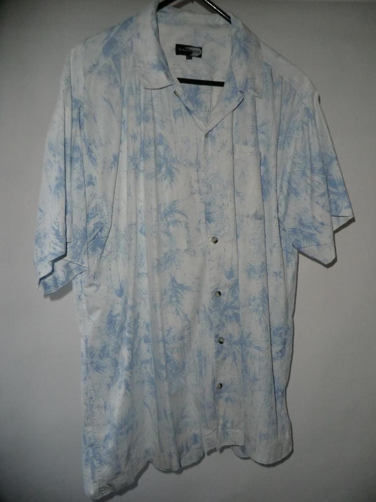 BADBOYS blouse blauw wit XL in zeer goede staat, Kleding | Heren, Overhemden, Verzenden, Zo goed als nieuw, Blauw, Halswijdte 43/44 (XL)