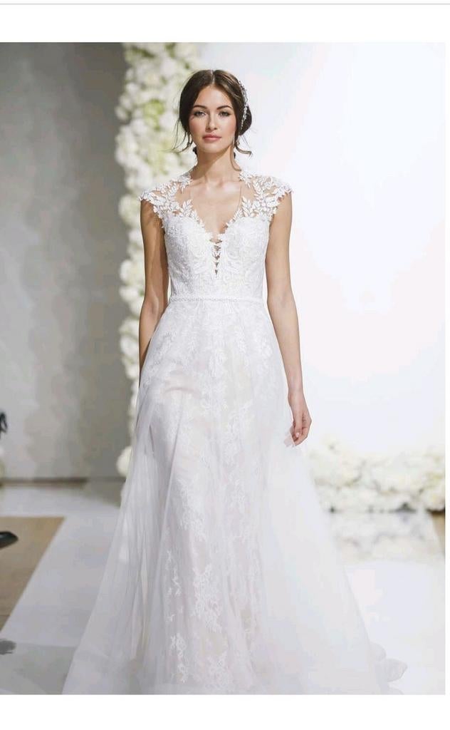 Bruidsjurk Morilee maat 36, Ophalen of Verzenden, Zo goed als nieuw, Wit, Trouwjurk