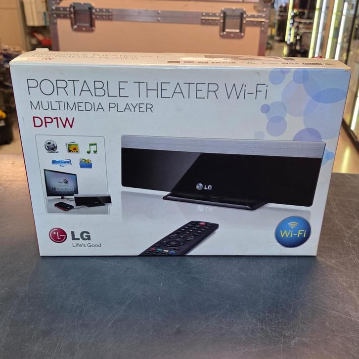 LG DP1W een mediagenieke speler, compleet en mét garantie, Audio, Tv en Foto, Mediaspelers, Zo goed als nieuw
