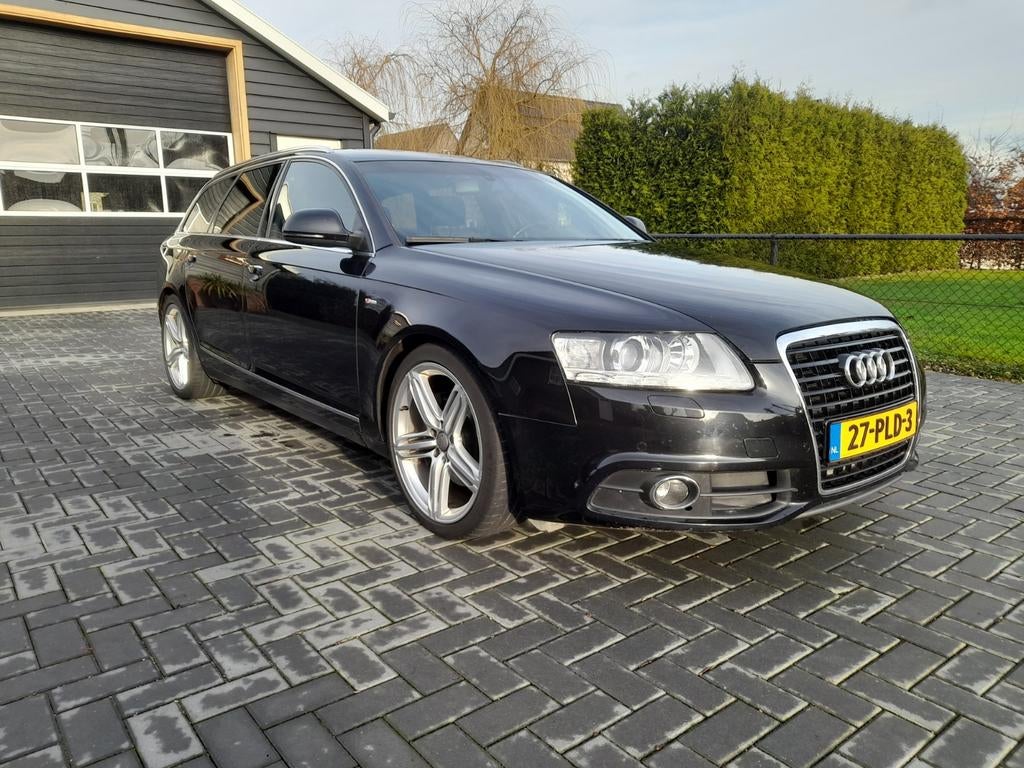 Audi A6 2.0 TDI 125KW Avant Multitronic 2011 Zwart, Auto's, Zwart, USB, Zwart, Diesel