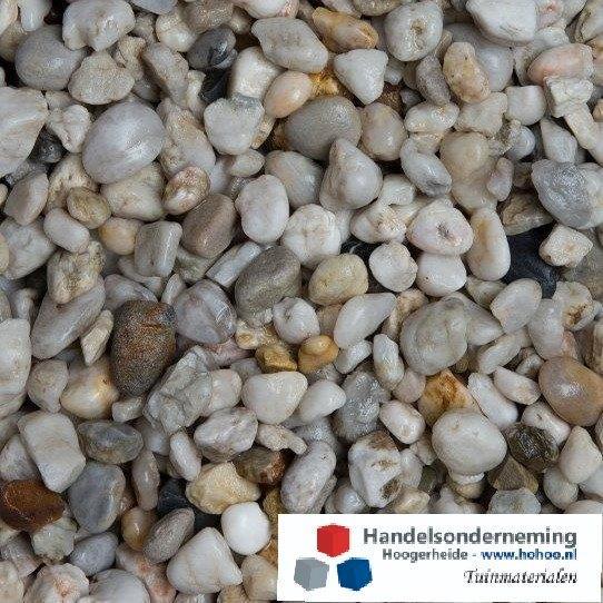 Limburgs wit grind afgeronde witte siergrind deco tuin pad, Tuin en Terras, Grind, Keien en Split, Nieuw, Grind, Multi, Overige materialen