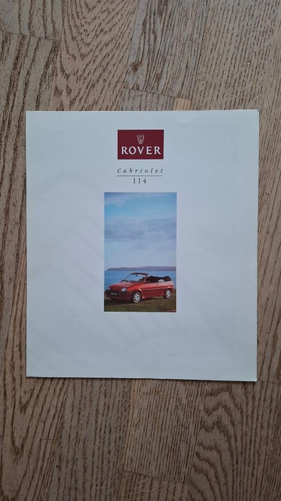 Rover 114 Cabriolet folder 1990 (DE), Ophalen of Verzenden, Gelezen, Overige merken