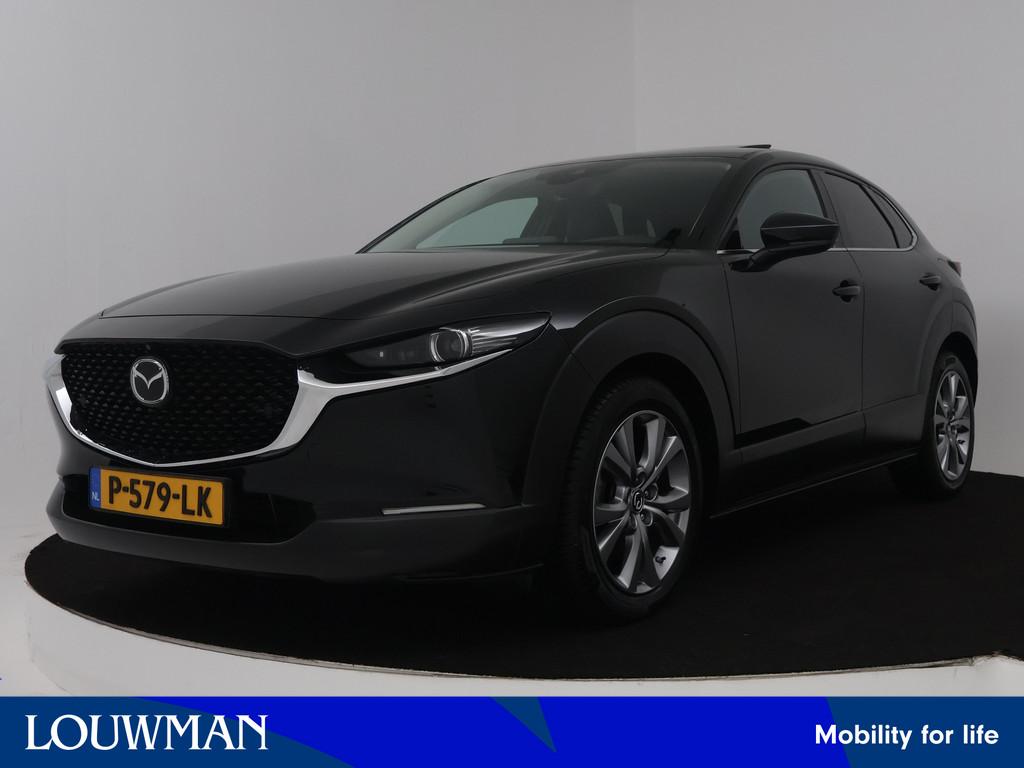 Mazda CX-30 2.0 e-SkyActiv-X M Hybrid Luxury automaat | Trek, Auto's, Mazda, Gebruikt, Zwart, Leder, SUV of Terreinwagen