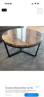 GEZOCHT Goossens marmeren salontafel. (Klein formaat), 50 tot 100 cm, Rond, Ophalen of Verzenden, Zo goed als nieuw