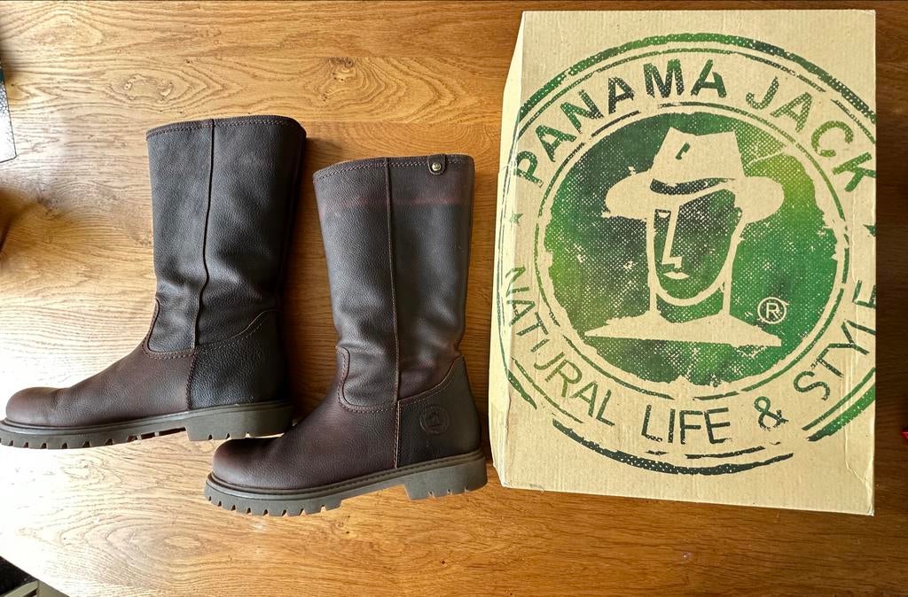 Panama Jack Bambina Laarzen maat 42 NIEUW!, Ophalen of Verzenden, Zo goed als nieuw, Bruin, Hoge laarzen