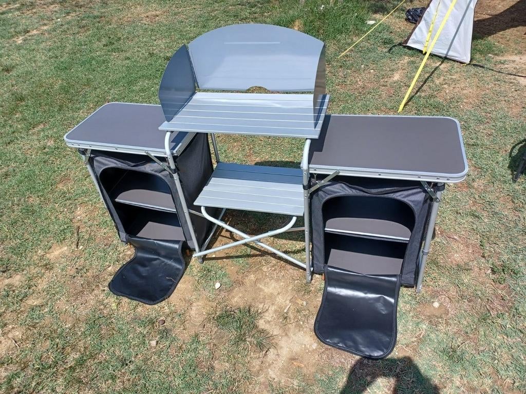 Obelink Tricias luxe keuken inklapbaar, Caravans en Kamperen, Kampeermeubelen, Ophalen, Campingkast